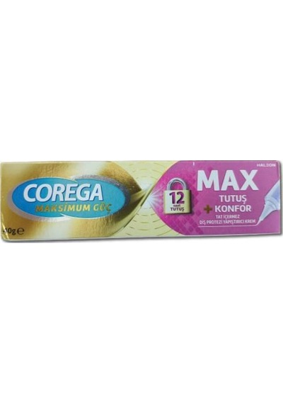 Krem Max Tutuş Konfor Yapıştırıcı 40 Gr
