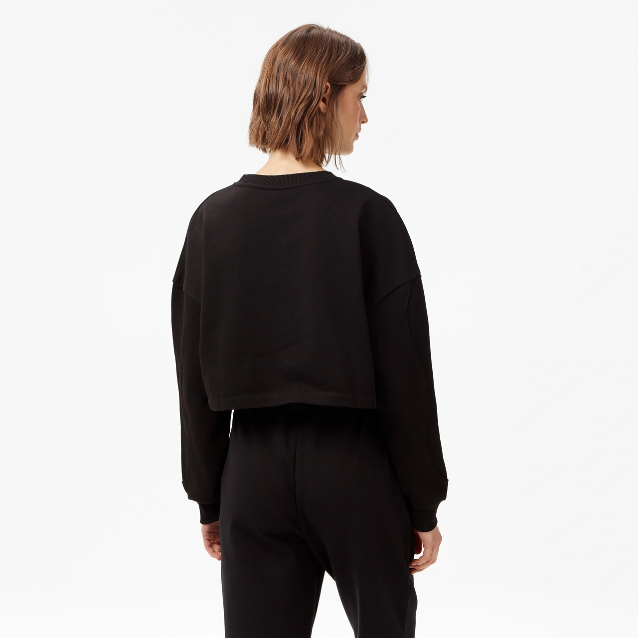 Unıted4 Classic Kadın Siyah Sweatshirt Dushı Siyah