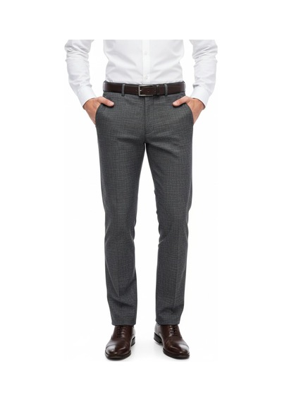 Günce Erkek Regular Fit Hasır Kumaş Pantolon Likra Kumaş Bgl-st05039 Füme