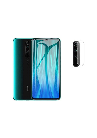 Kilifone - Xiaomi Redmi Note 8 Pro Uyumlu - Kamera Lens Koruyucu Cam Koruma - Şeffaf