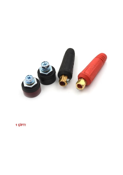 Dkj10-25 200a Konnektör Çift 10-25mm2 Kablo Yüksek Akım Kilitli Panel Tip Konnektör Kaynak Makinesi