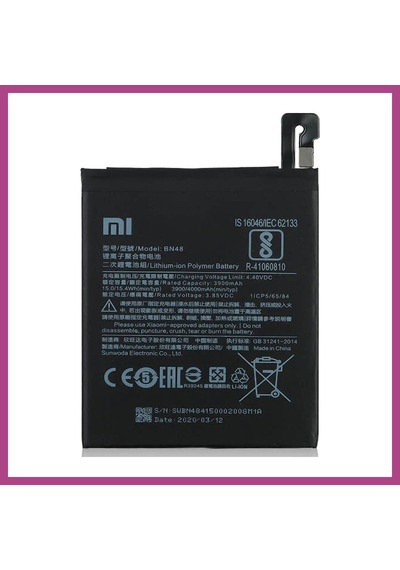 Gees Global Note 6 Pro Bn48 Batarya Pil 4000 Mah Gbzs