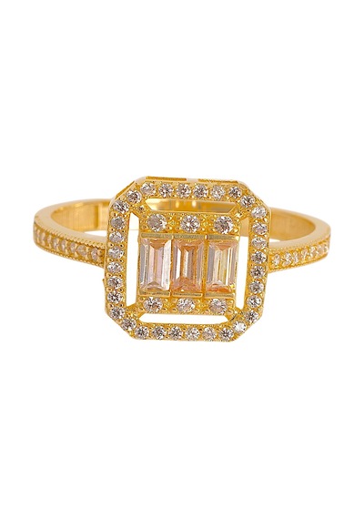 Cigold Taşlı Yüzük 14 Ayar Altın 2.29 Gr Oa-c11601029188 Renkli