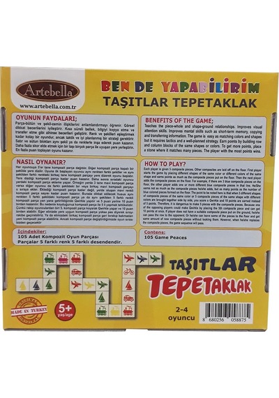 AZOYN011 Tepetaklak Taşıtlar