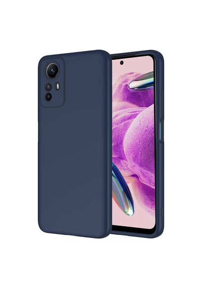 Xiaomi Redmi Note 12s Kılıf Yumuşak Silikon Kamera Korumalı Lansman Pazarplus Siyah