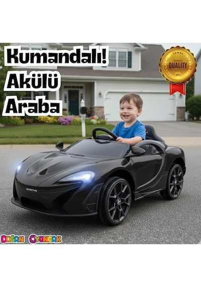 Quantum Gt Siyah Uzaktan Kumandalı 4x2 12 Volt Akülü Araba - Rc Mclaren Akülü Araba Çok Renkli