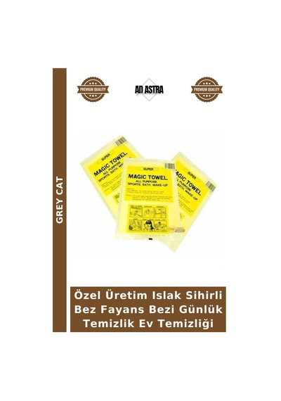 Özel Üretim Islak Sihirli Bez Fayans Bezi Günlük Temizlik Ev Temizliği Diğer