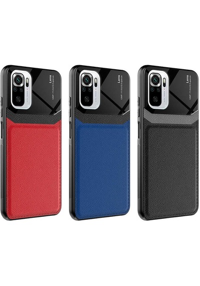 Xiaomi Redmi Note 10s Kılıf Zore Emiks Kapak Siyah