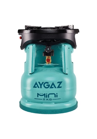 Aygaz Mini Ocak Ekstra Mini Tüp Mini Çanta Mini Altlık Siyah