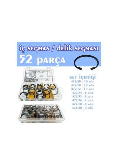 52 Parça Iç Segman Seti