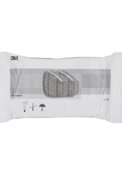 3M 6059 Abek1 Asit,Amonyak Gazı ve Buhar Filtre 5 Çift