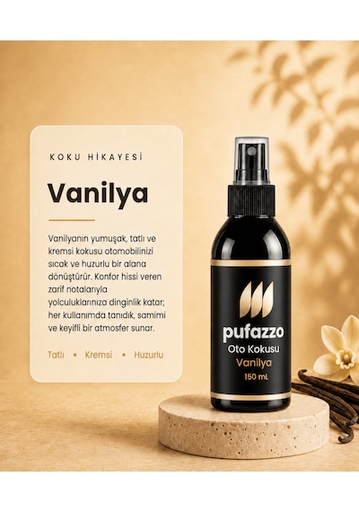 Pufazzo Sprey Oto Kokusu 150 Ml - Vanilya