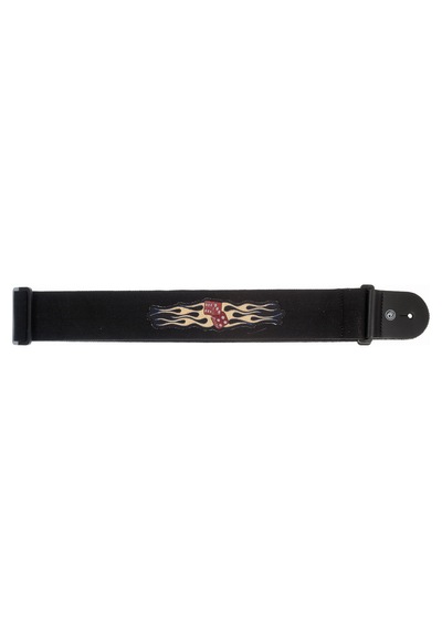 Planet Waves 64p05 6.4 Cm Geniş Dokuma Gitar Askısı - Flaming Dic