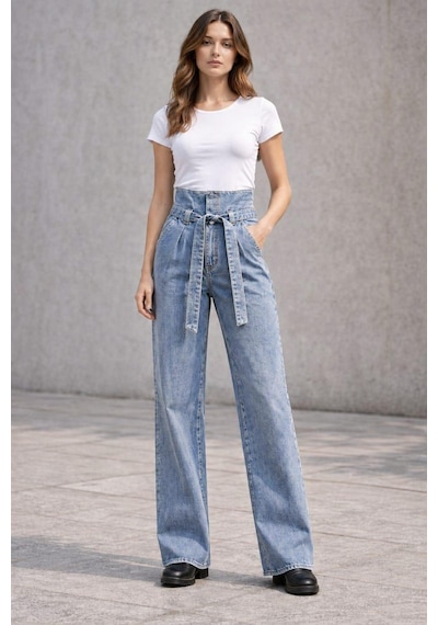 Alexandergardi Özel Koleksiyon Denim Pantolon Açık Mavi
