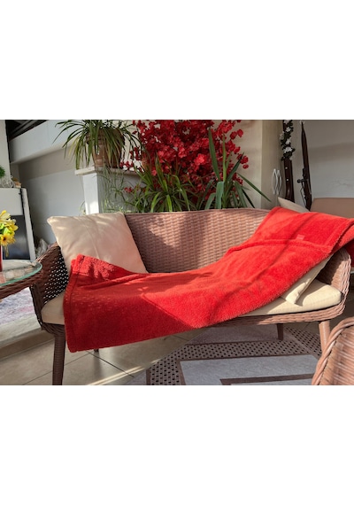 Wellsoft Tek Kişilik Battaniye 150x200 Kiremit