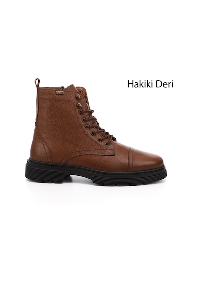 Gönderi(R) Gönderi R Taba Floter Gön Hakiki Deri Fermuarlı Bağcıklı Erkek Postal Bot 81501 Taba Floter