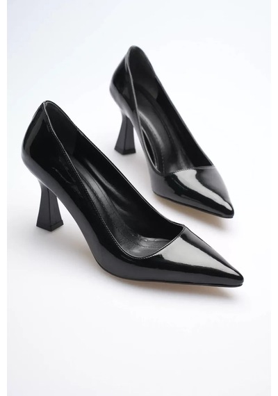 Freedom Storee Siyah Rugan Topuklu Kadın Stiletto Tr20ms02e
