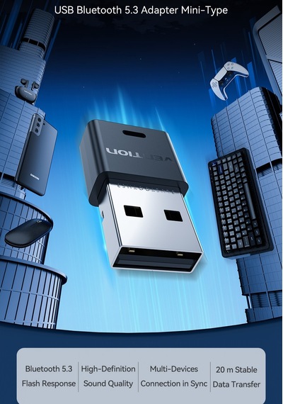 Vention Premium Brand 5.3 Bluetooth Adaptör