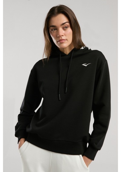 Everlast Ever Classics Wmn Comfort Siyah Kadın Kapüşonlu Sweatshirt Siyah