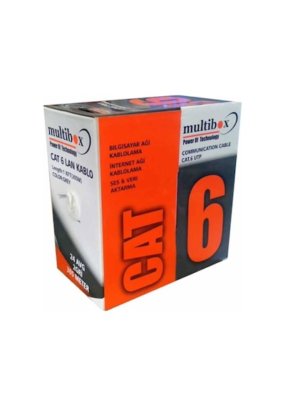 CAT 6 KABLO MULTİBOX 23 AWG 305MT