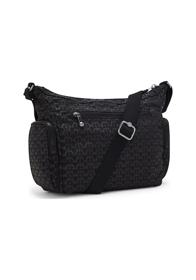 Kipling Kıplıng Gabb S Küçük Boy Omuz Çantası Siyah Sıgnature Emb Siyah