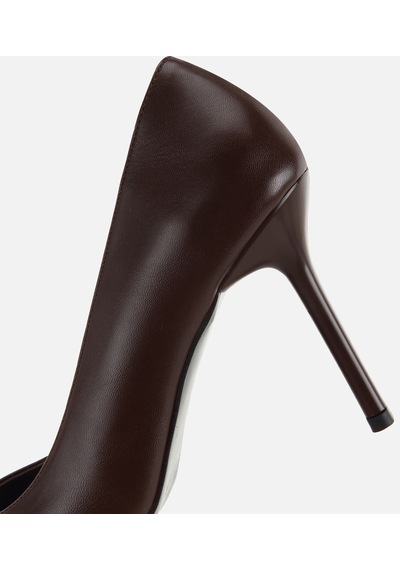 Hotiç Kadın Kahverengi Gold Toka Detaylı İnce Topuklu Stiletto 01ayh332670a480 01ayh332670a480