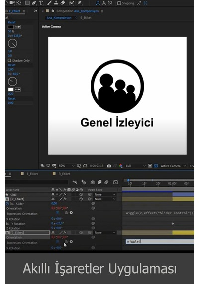 After Effects Reklam ve Jenerik Uygulama Video Eğitim Seti