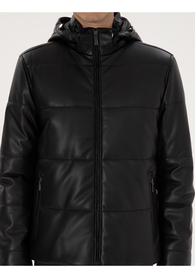 Pierre Cardin Erkek Siyah Deri Mont-kaban 50318153-001 Siyah