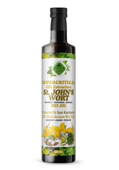 Gökçek Şifa Sarı Kantaron Süperkritik Mix Yağı 250 ML