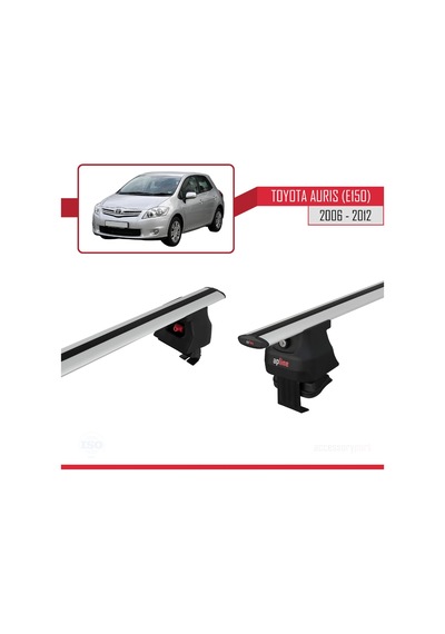 Toyota Auris / Corolla E150 2006-2012 Arası İle Uyumlu Ace-4 Ara Atkı Tavan Barı Gri