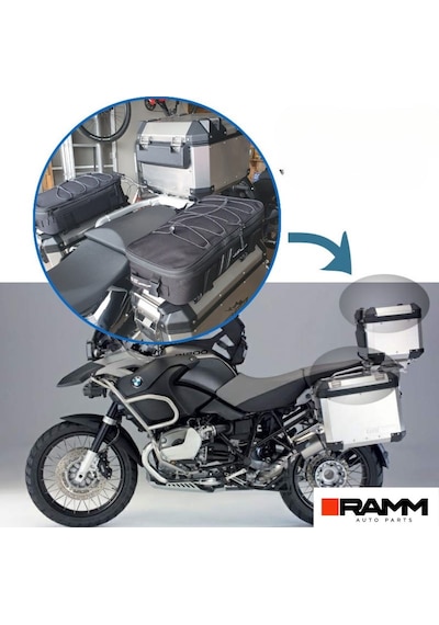 Bmw Motorrad R1250gs / Adv - R1300gs / Adv Yan Ve Arka Çanta İlave Çanta Takımı - 3 Adet - Siyah