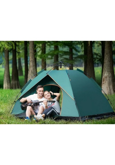 Yekoutdoor 4 Kişilik Çift Katmanlı Otomatik Çadır 220x250x160 Haki