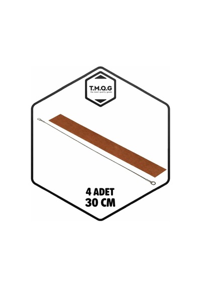T.m.q.g Yedek Tel + Teflon Poşet Ağzı Yapıştırma Kapatma Makinesi İçin 4'er Adet 30cm