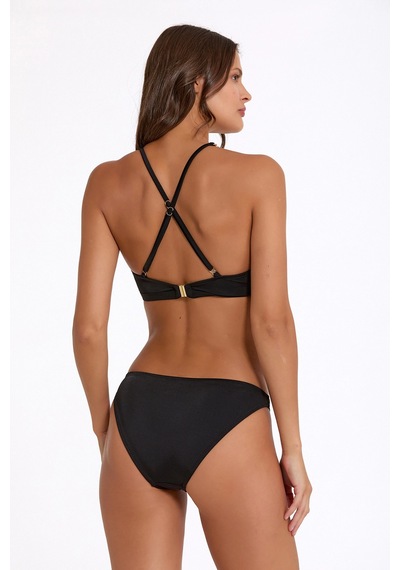 Angbutik Argento 1366-3056 Kadın Büstiyer Bikini Takımı Siyah
