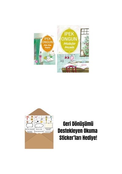 Adım Adım Hayata + Arkadaşlar Arasında + Okuma Sticker'ları
