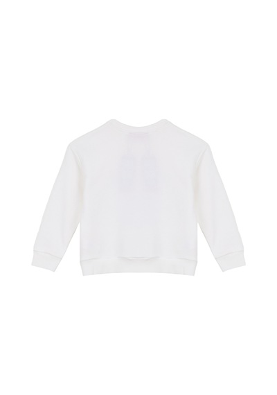 Barbie Beyaz Kız Çocuk Baskılı Sweatshirt Brb6wg-swt6614 Ekru