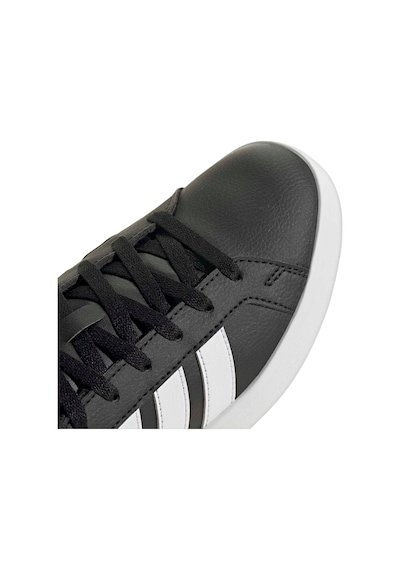 Adidas Grand Court Base 3.0 Hq0095 Unisex Spor Ayakkabı SİYAH-BEYAZ