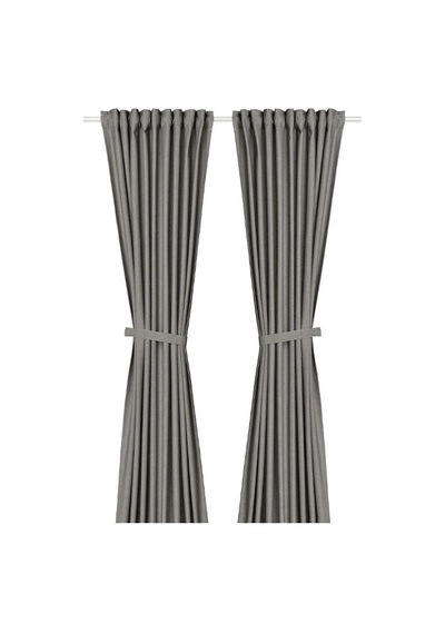 Ikea Lenda Fon Perde 140x300 Cm Gri