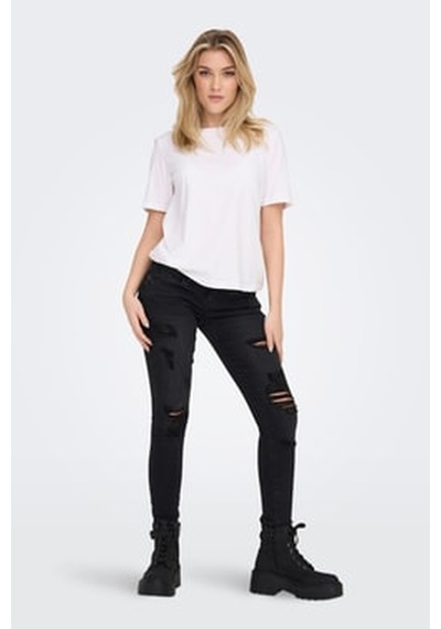 Only Onlonly S/s Tee Jrs Noos Kadın Beyaz T-shirt - 15270390