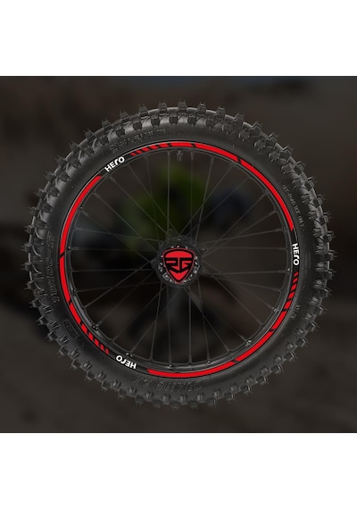 Hero X pulse 200 - 200 T- 4V kırmızı jant şerit