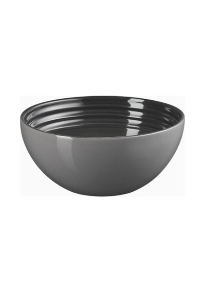 Le Creuset Seramik Şık Tasarım Atıştırmalık Kasesi Gri