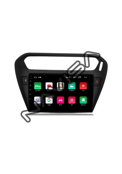 Cıtroen C-elysee Siyah 2 Gb Ram 32 Gb Hafıza Androıd Multımedıa Teyp 9.0 İnç