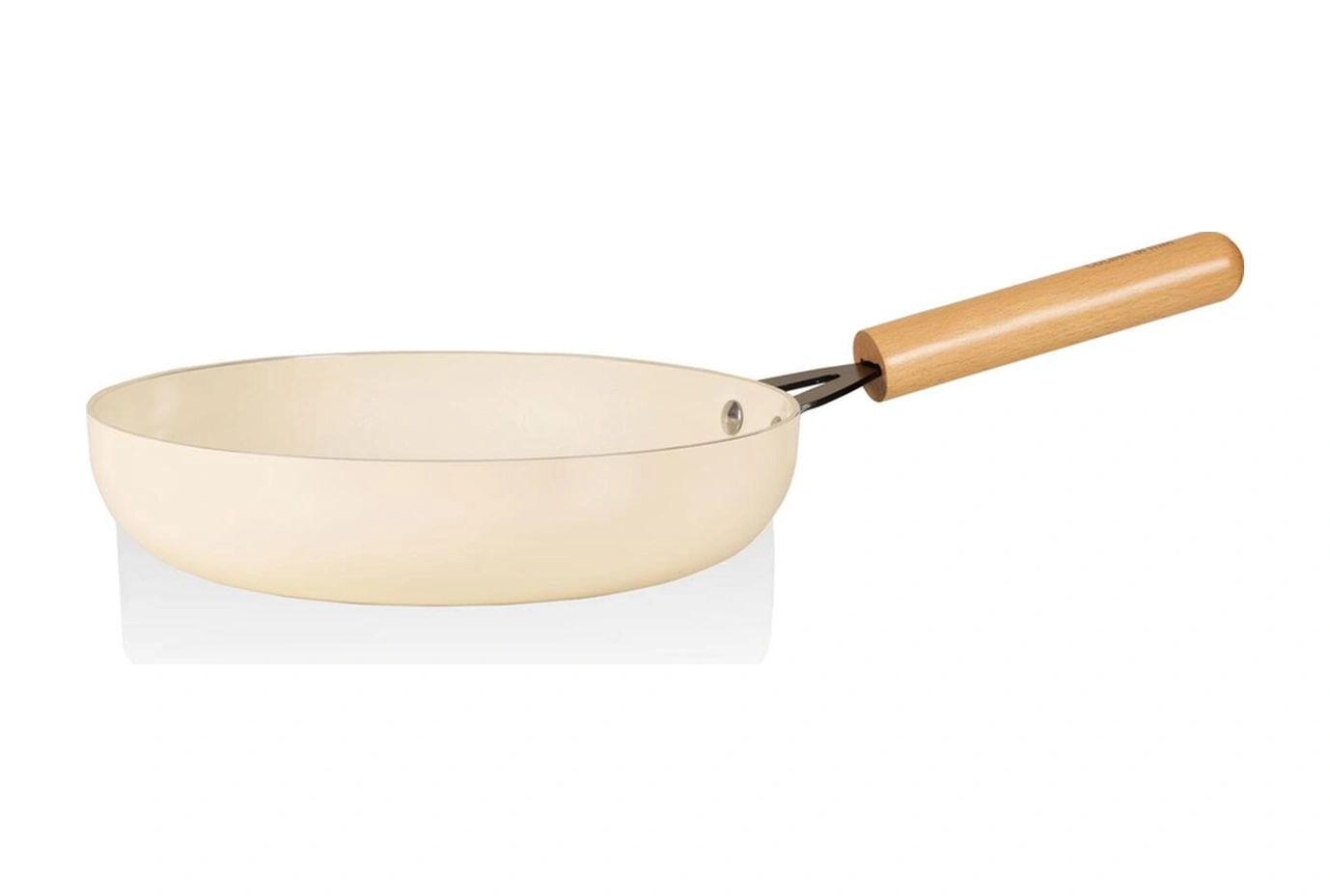 The Mia Cucina Tava 26 Cm Seramik Kaplama Krem