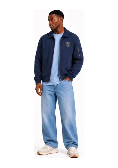 Bad Bear Collar Jacket Navy 26.01.28.010-c07 Lacivert