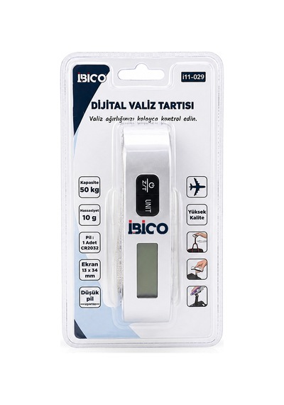 Dijital Valiz Terazisi 50kg - 10g Hassasiyet