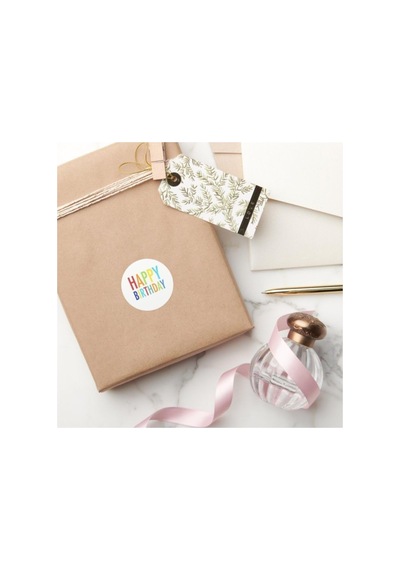 40 Adet 5 Cm Happy Birthday Doğum Günün Kutlu Olsun Hediyeler Için Çıkartma Sticker Etiket