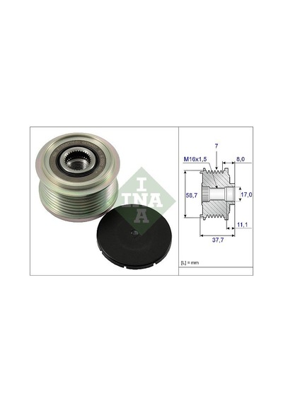 Alternatör Kasnagı F-556174 Ford Ranger 2.2tdci 2011-2018 Ina
