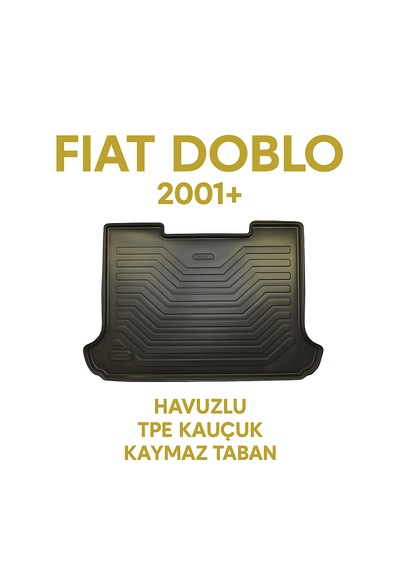 Fiat Doblo 2001+ Uyumlu 3d Bagaj Havuzu Premium