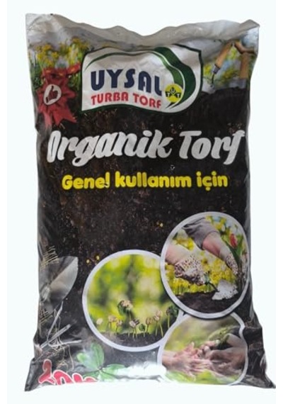 20 Lt Organik Torf, Genel Kullanım İçin Saksı Ve Dış Mekan Bitki Toprağı, 20 Lt Diğer