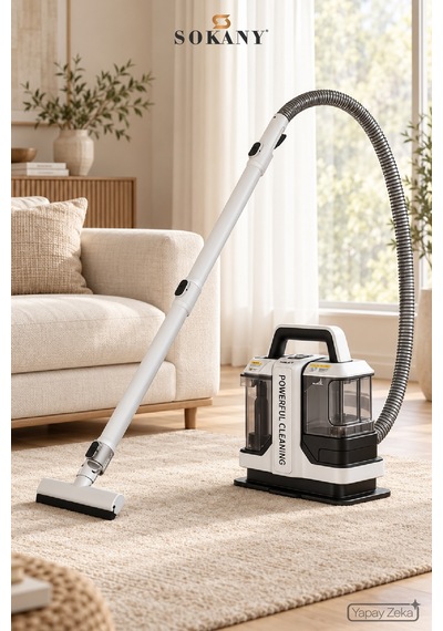 Sokany 1800 W Portatif Halı Ve Koltuk Yıkama Makinesi Çok Başlıklı, 1,08 L Sk-13065